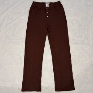 Parke‎ Brown Cotton Boxer Pants Size S